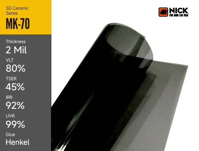 Първокласно керамично тониращо фолио и фолио за стъкла за автомобили за оптимална защита