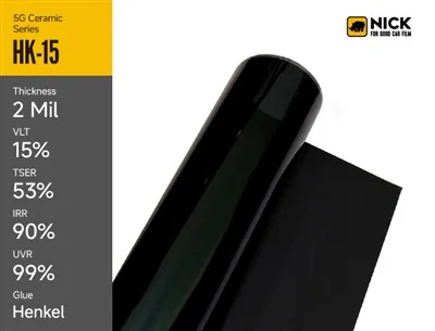 Усъвършенствано керамично фолио за автомобилни стъкла за превъзходна защита и яснота